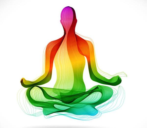 yoga Posture colored 