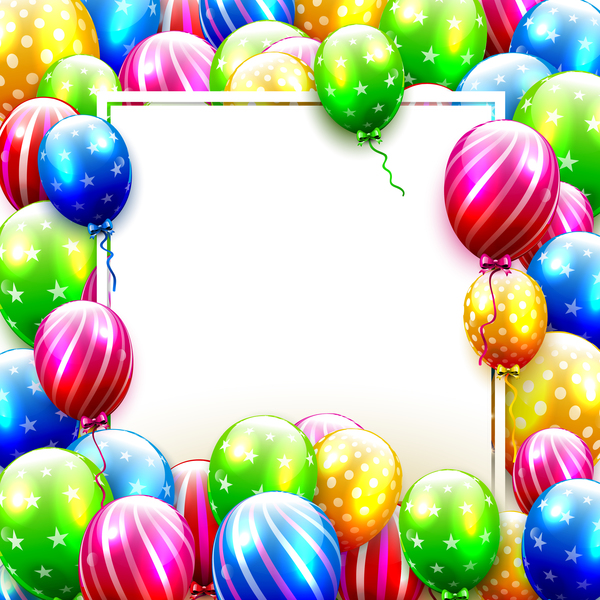 full frame birthday balloons 