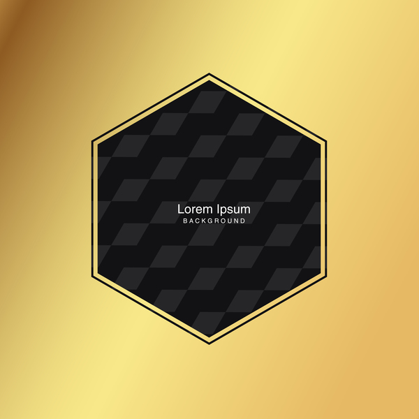 seamless pattern gold black 