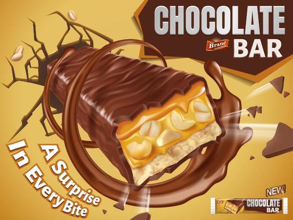 poster chocolate bar 