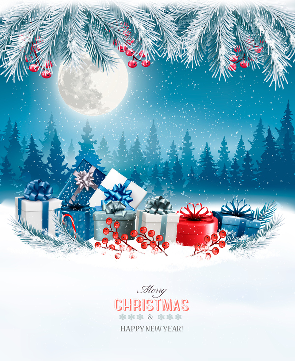 landscare gift colorful christmas boxes 