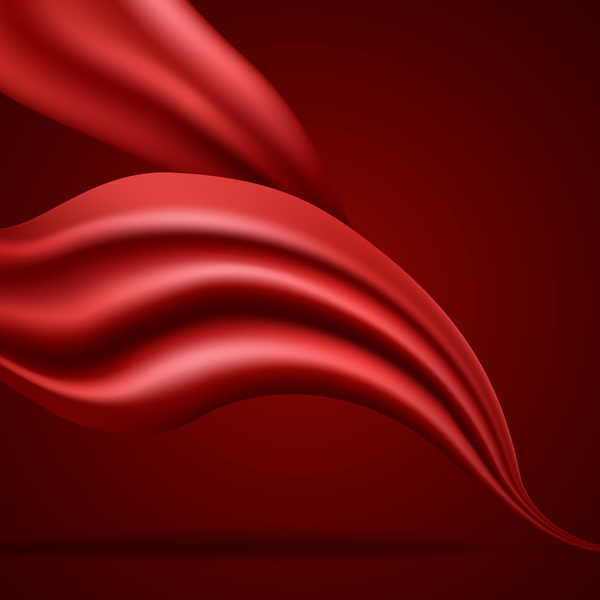 red flow dark cloth 