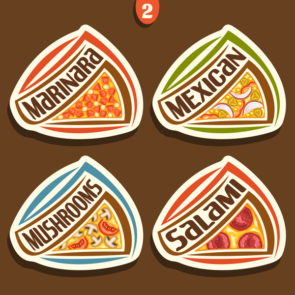 sticker pizza delicious 