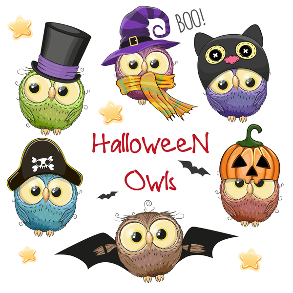 owl halloween cartoon 