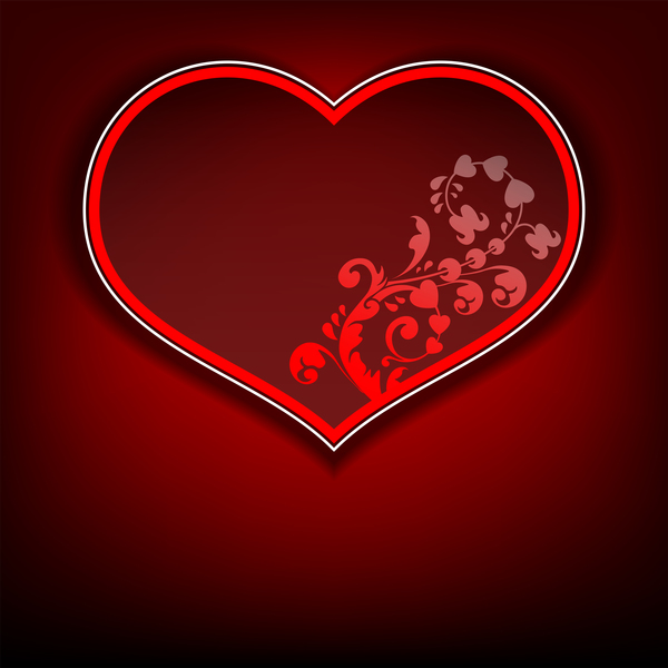 valentine heart frame decor 