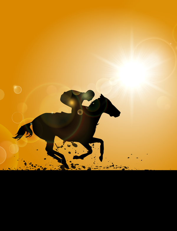 silhouette horseman 