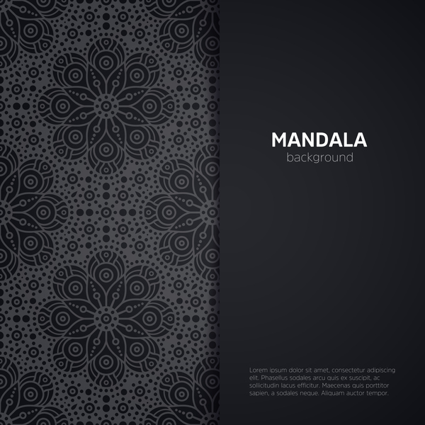 pattern Mandala black 