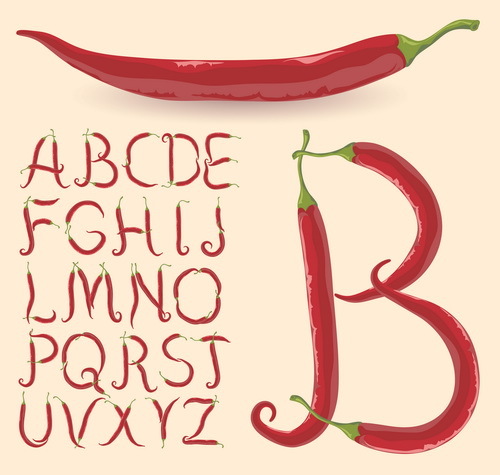 pepper alphabet 