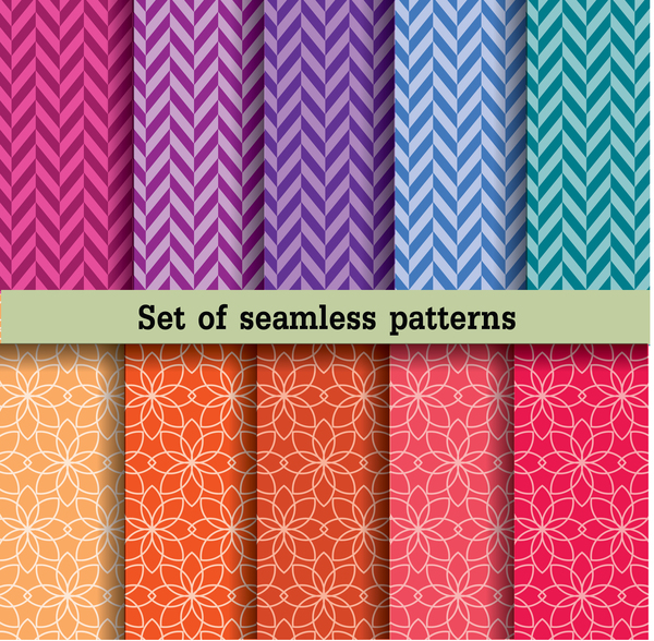 seamless Patterns colorful 