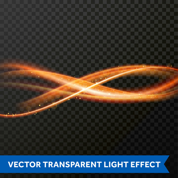 wavy transparent light effect 