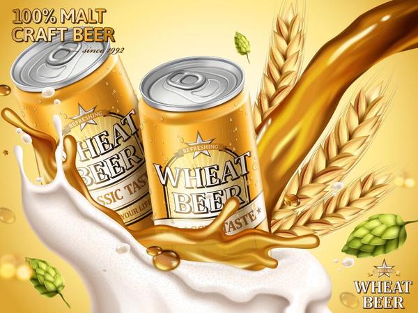 wheat poster beer 