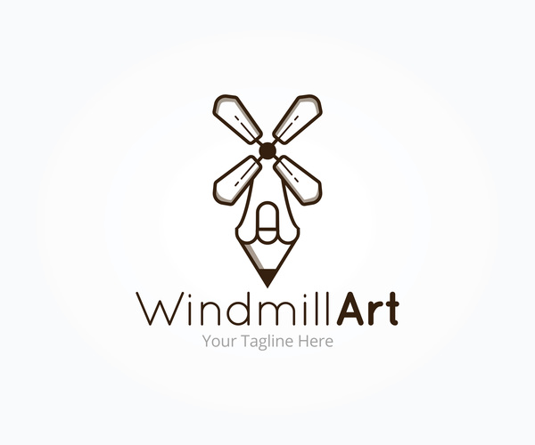 windmill logo art 