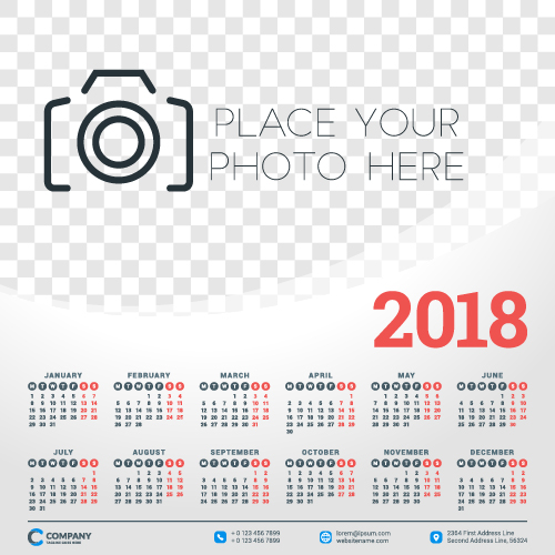 calendar business 2018  
