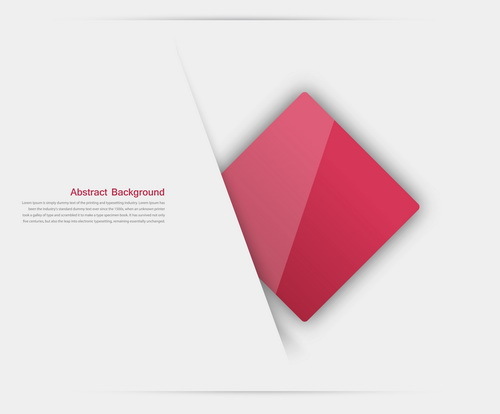 rouge carré Abstrait 