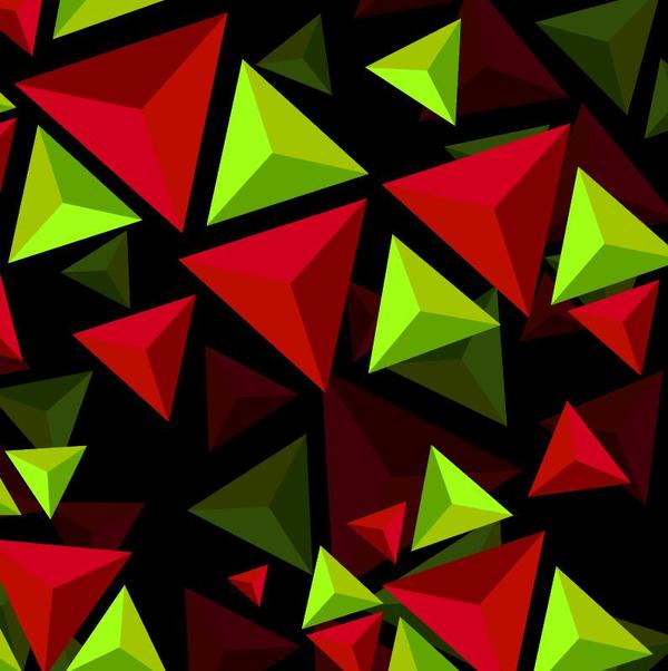 triangolo colorato 