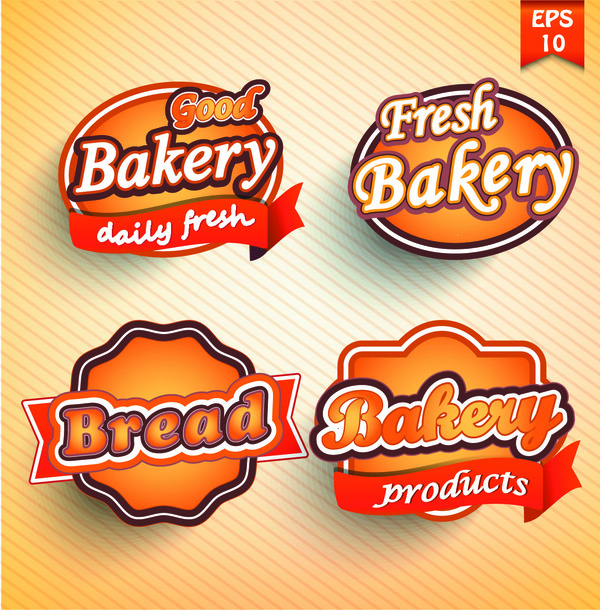 Etiketten Bäckerei 