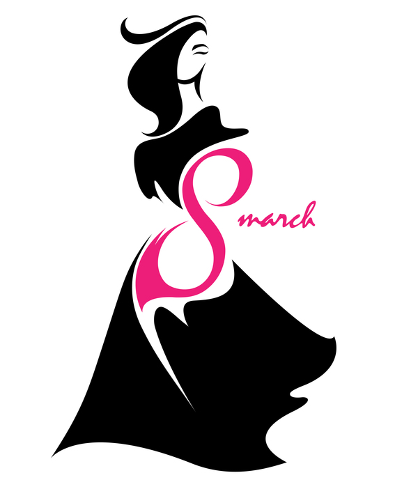 logotyper kvinnas dag 