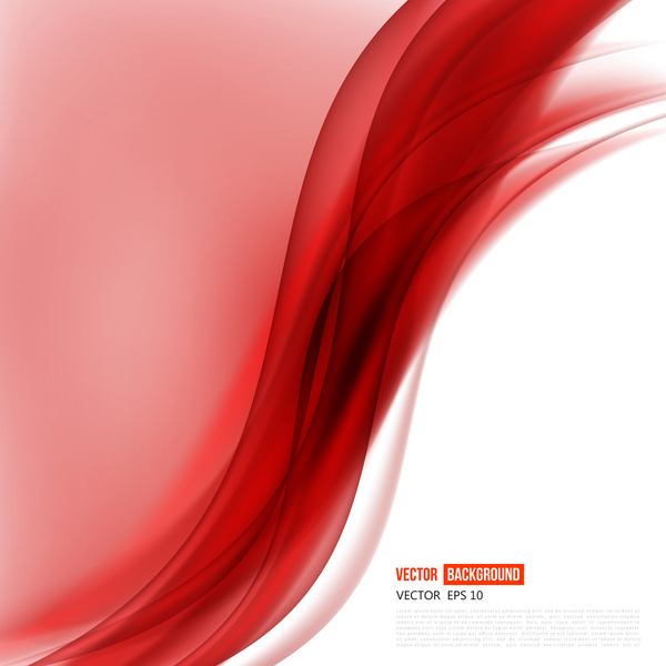 rouge ondulé lignes Abstrait 