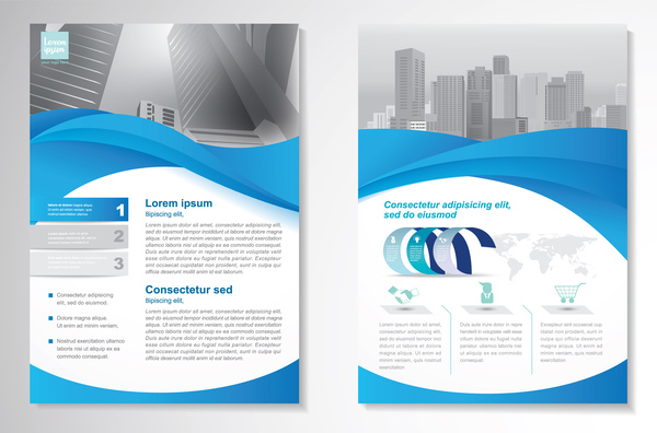 resume flyer couverture business brochure 