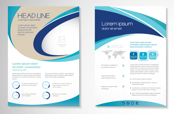 resume flyer couverture business brochure 