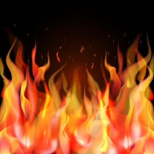 incendie flou Abstrait 