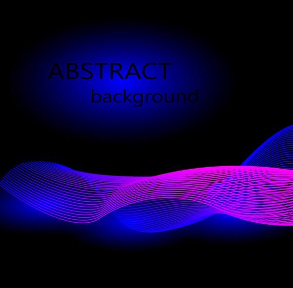 wave lumière effet Abstrait 