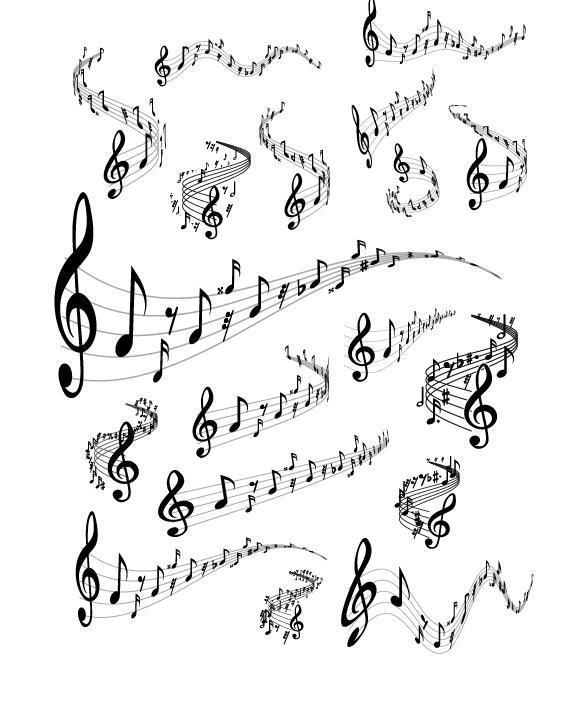 symbole musical Daube Abstrakt  