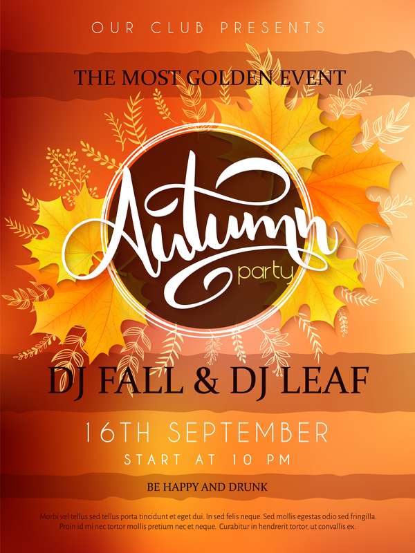 party Herbst flyer 
