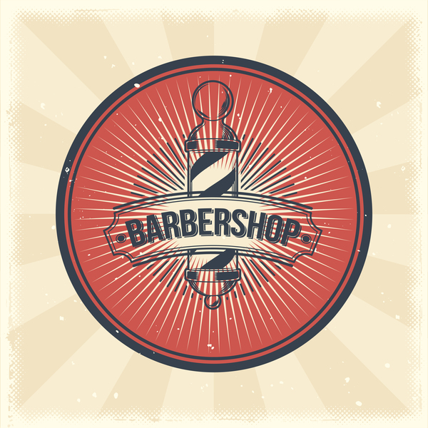 Retro teckensnitt Marke Barbershop 