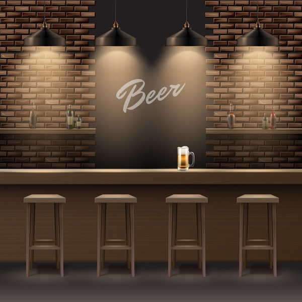 Innenraum Bier bar 