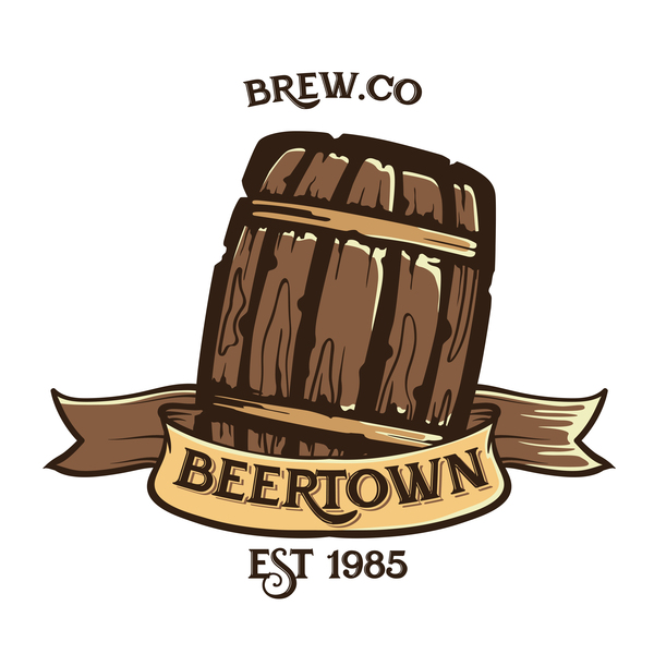emblem dekorativ Bier 