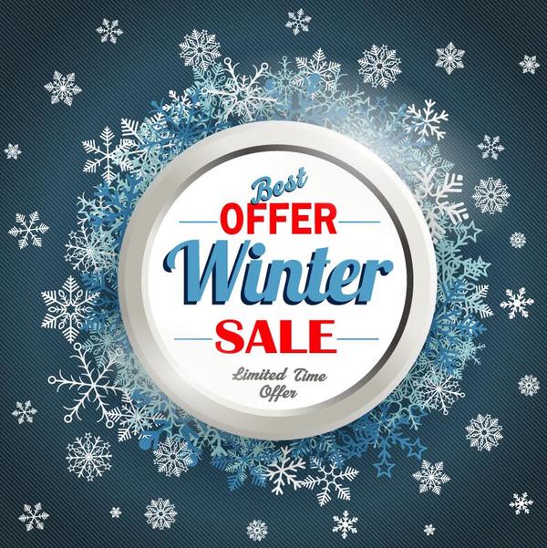 winter Verkauf Schnee Rahmen bester Angebot 