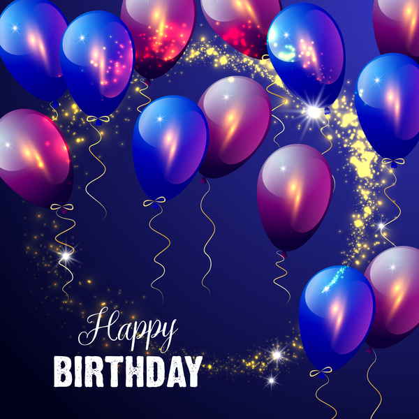 Urlaub Luftballons happy birthday 