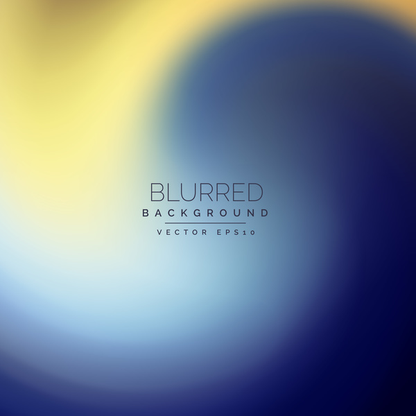 yellow blurred blue 