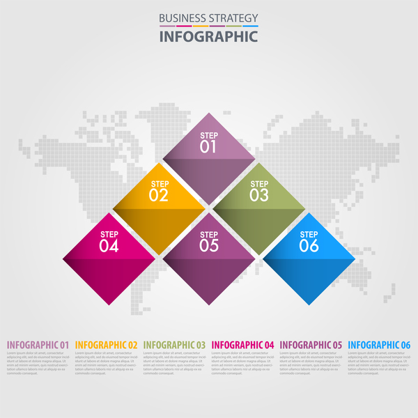Strategie Infografik business 