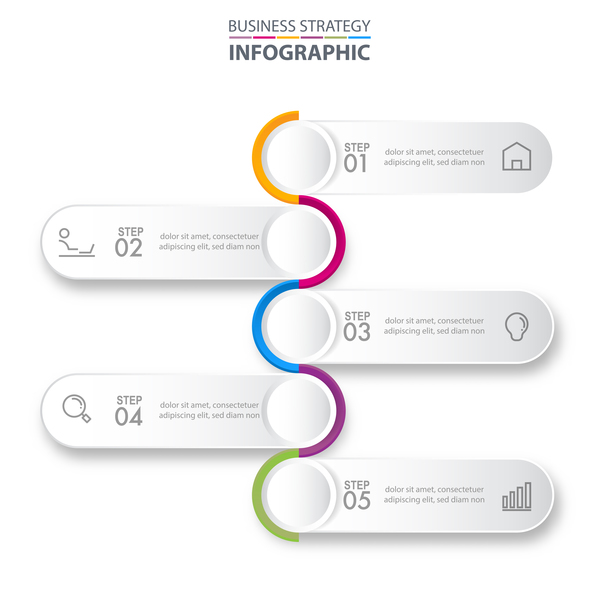 strategi infographic business 