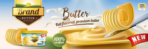 Werbung poster butter 