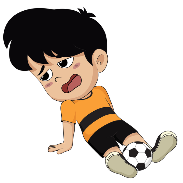cartoni animati Calcio Bambino 