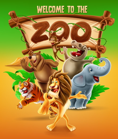 Zoo tecknad 