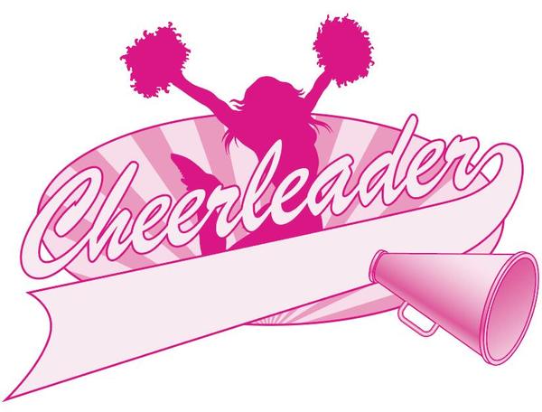 logotyp hoppa Cheerleader 