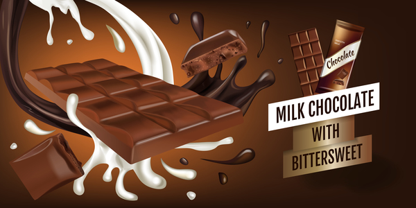 sweet chocolat aliments annonces affiches 