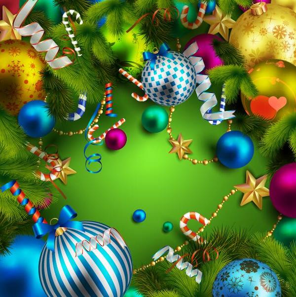 Weihnachten dekorative bunte 