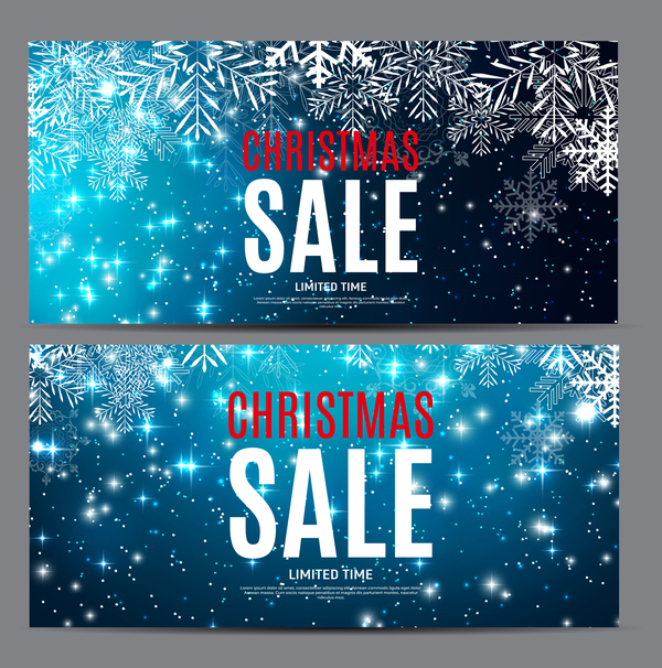 jul försäljning banners 