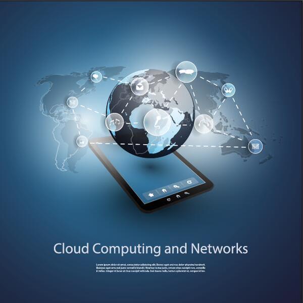 Netzwerk computer cloud business 