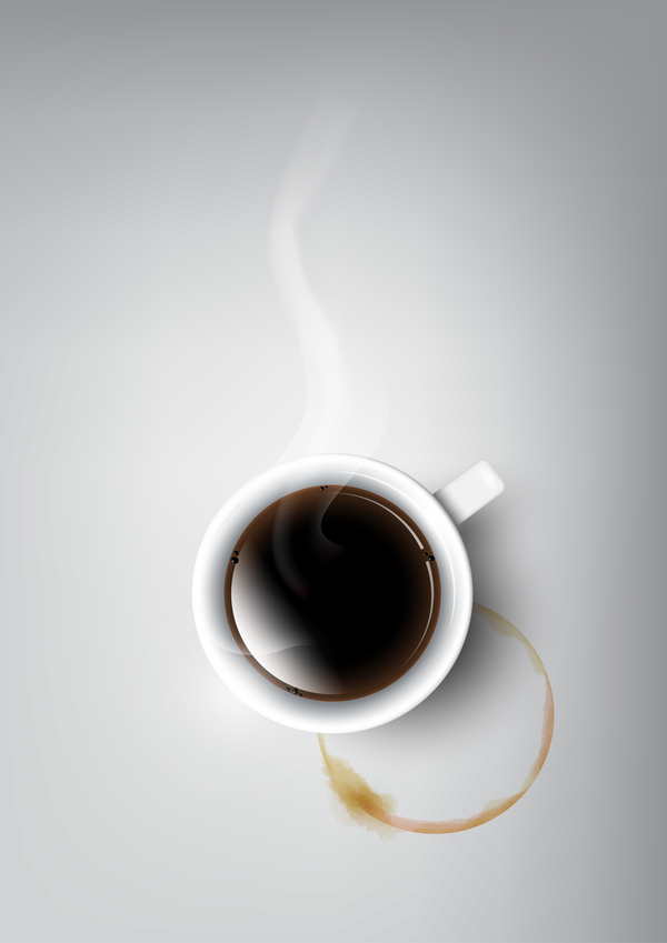 vit kopp kaffe 
