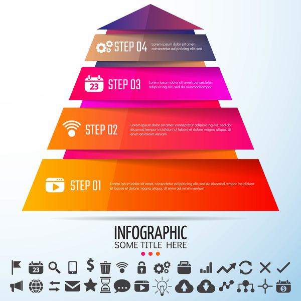 infografica colorato banner 