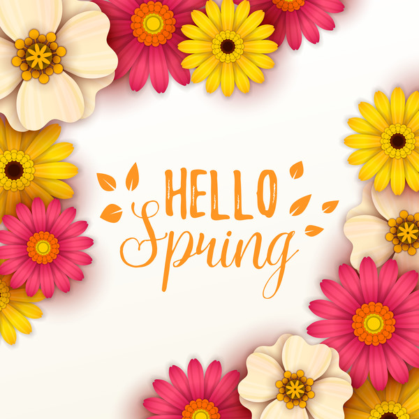 、色、花、こんにちは、春 