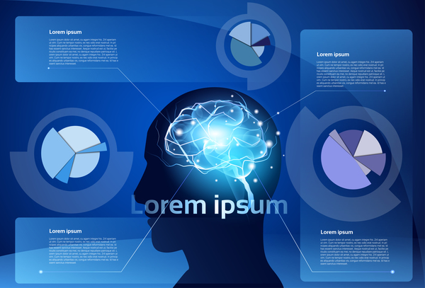 infographie Créatif cerveau 