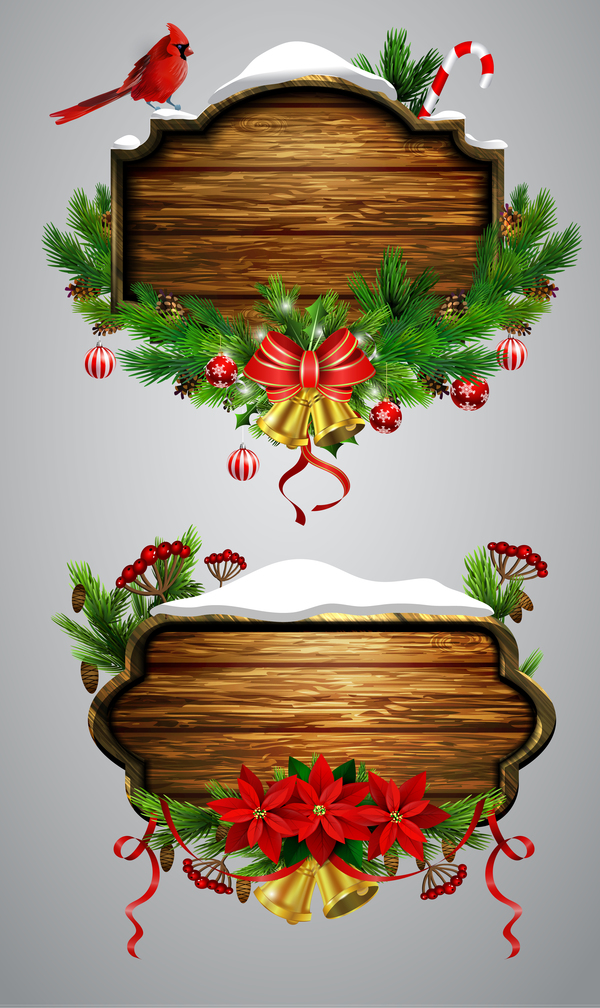 Natale in legno cornice creativo 