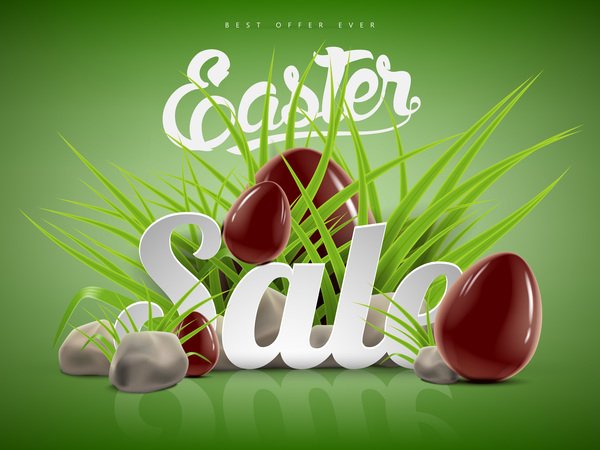 sale eggs easter chocolate advertising 